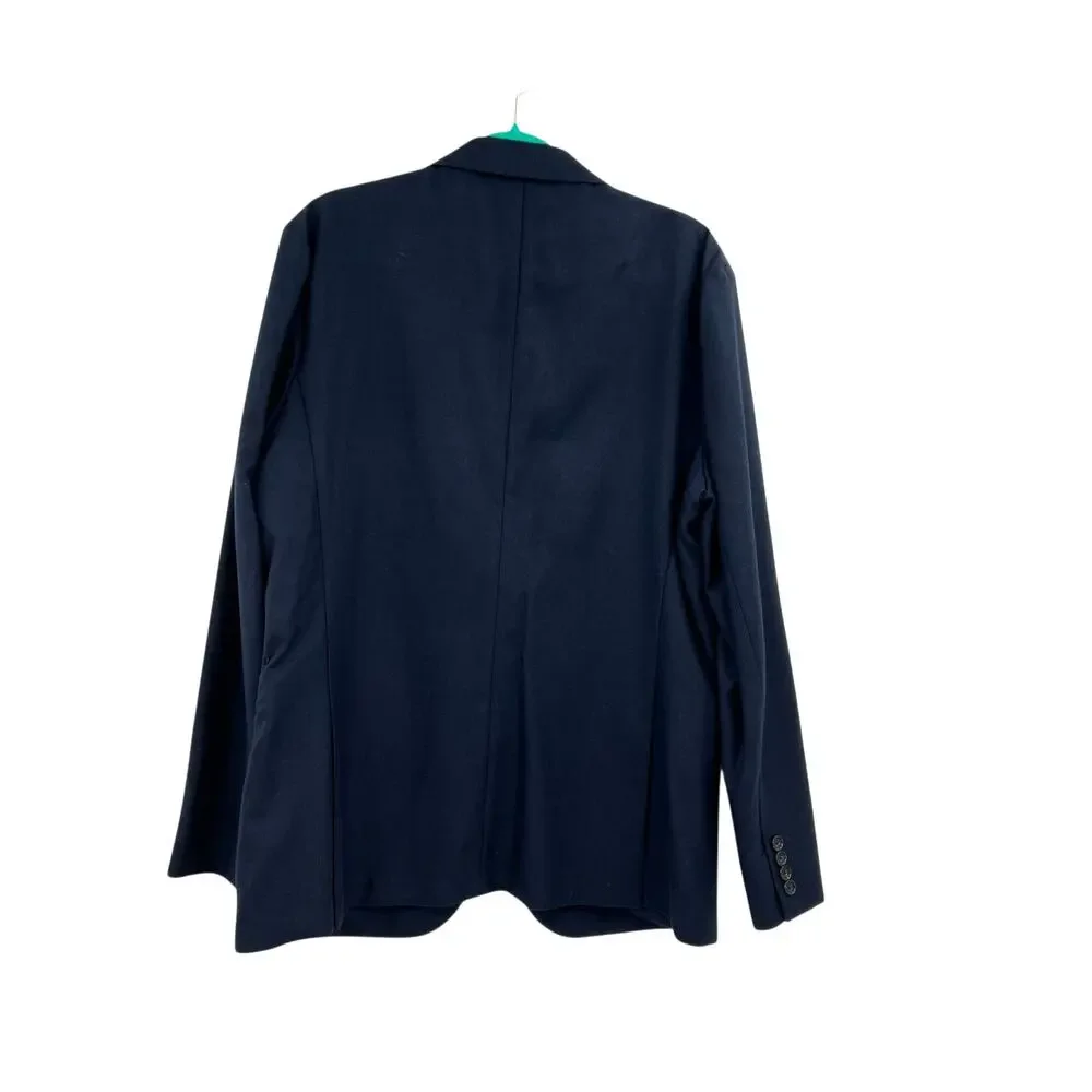J. Crew Ludlow Slim-fit suit jacket English cotton-wool blend Navy Blue Size 44R